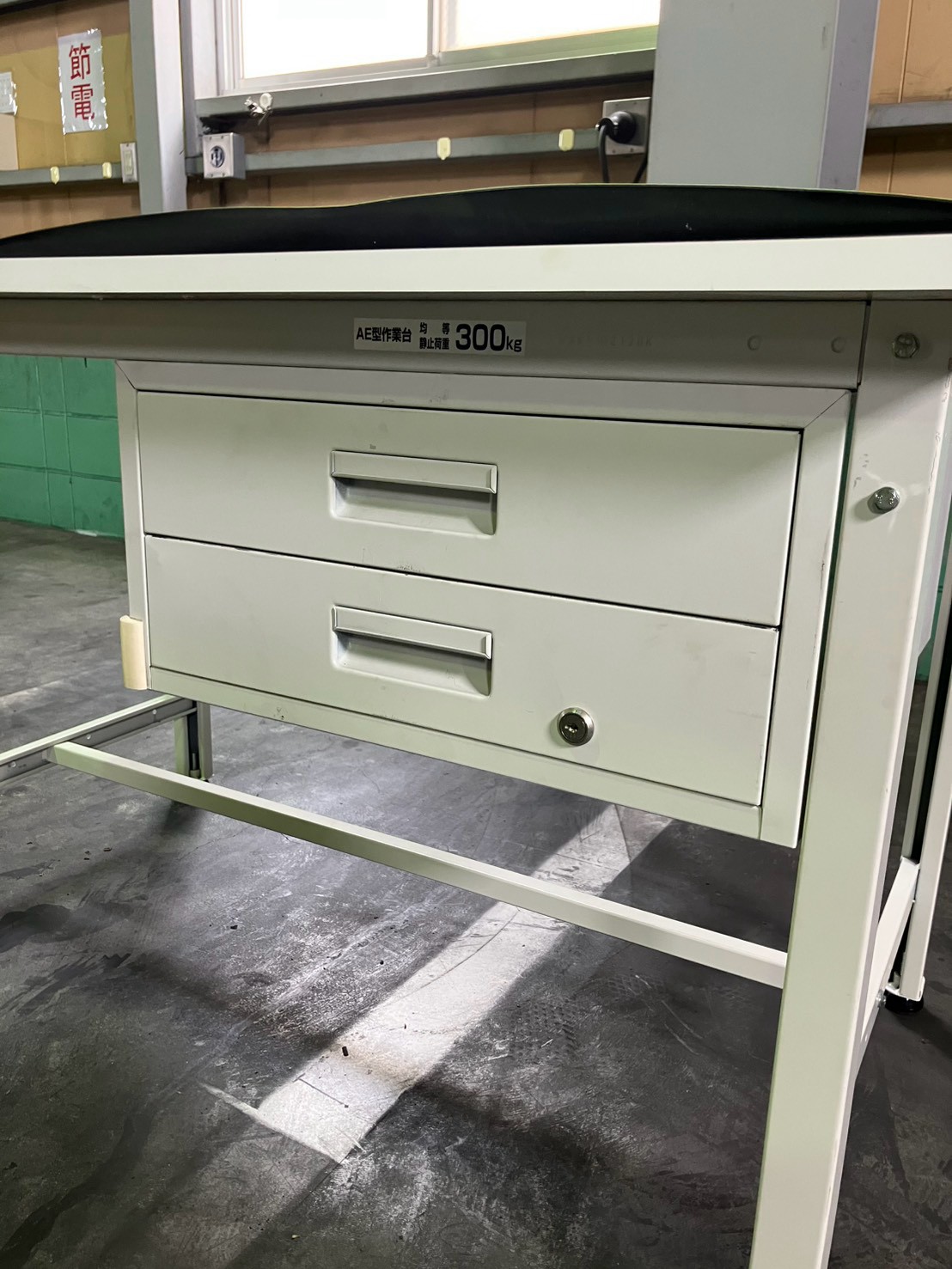中古 作業台 引き出し付き W1200×D750×H740mm - 画像 (2)