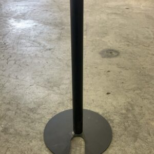 パーテーションポール黒台座360㎜×H800㎜